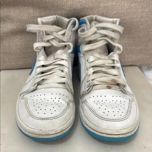 Nike/Jordan white and blue 1s